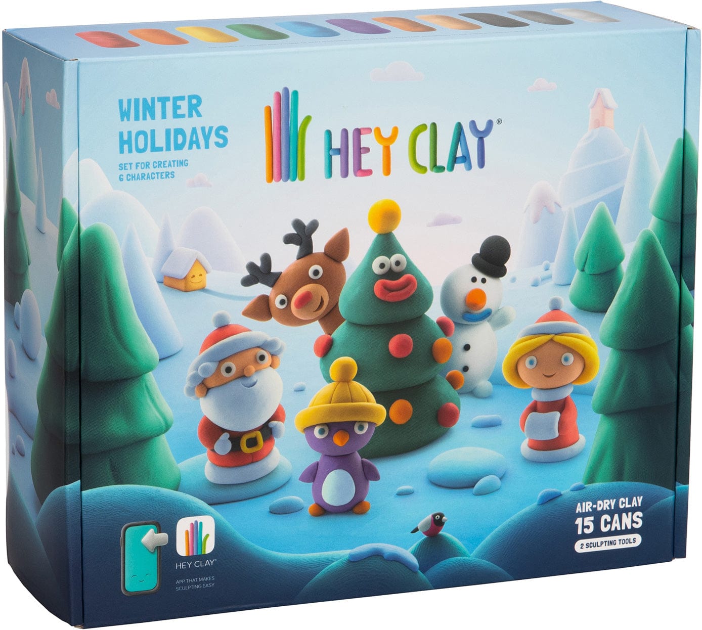 Hey Clay Winter Holidays - Saltire Games