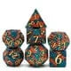 Dragon Scale: Blue Fire - Metal RPG Dice Set - Saltire Games