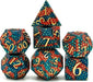 Dragon Scale: Blue Fire - Metal RPG Dice Set - Saltire Games