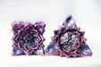 Floral Starburst: Burnt Nightshade - Metal RPG Dice Set - Saltire Games