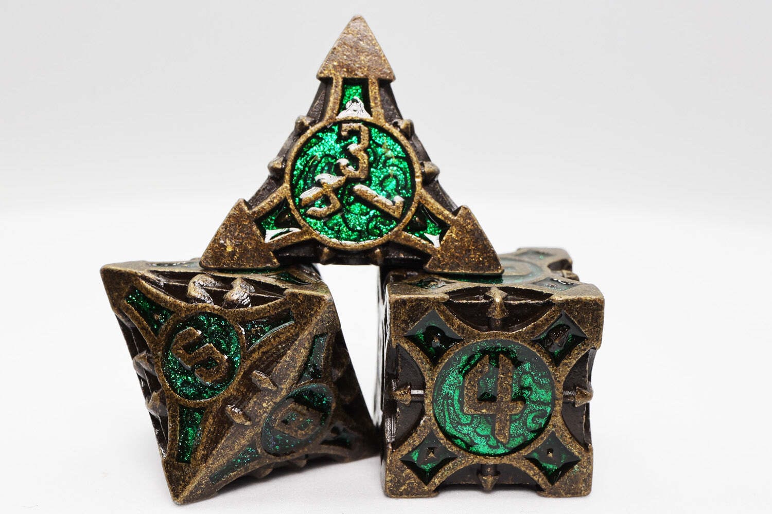 Quiver of Arrows: Ancient Forest Arrow - Metal RPG Dice Set - Saltire Games