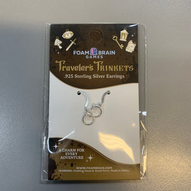 .925 Sterling Silver Earrings - Traveler's Trinkets - Saltire Games