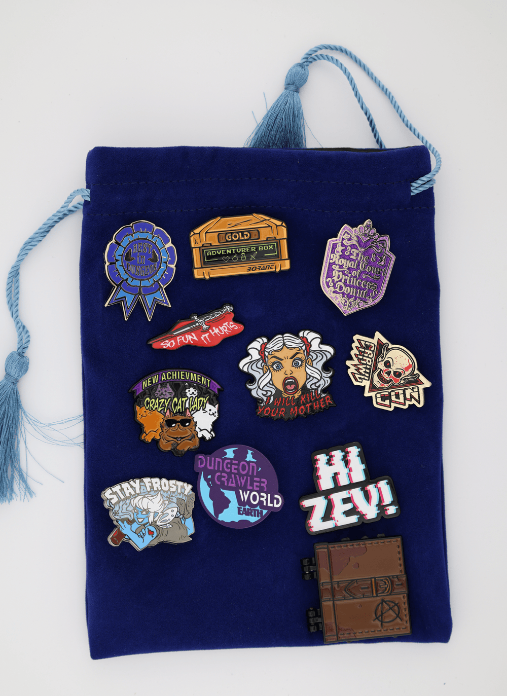 Dungeon Crawler Carl Enamel Pins Series 2 - Saltire Games
