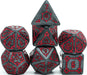 Huge Black Castle Dice Set - 25mm - Saltire Games