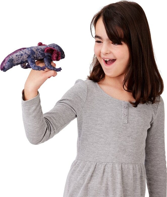 Black Axolotl Puppet - Saltire Games