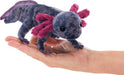 Black Axolotl Puppet - Saltire Games