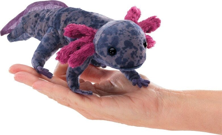Black Axolotl Puppet - Saltire Games