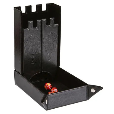 Forged Draco Castle Dice Tower & Dice Tray - Saltire Games