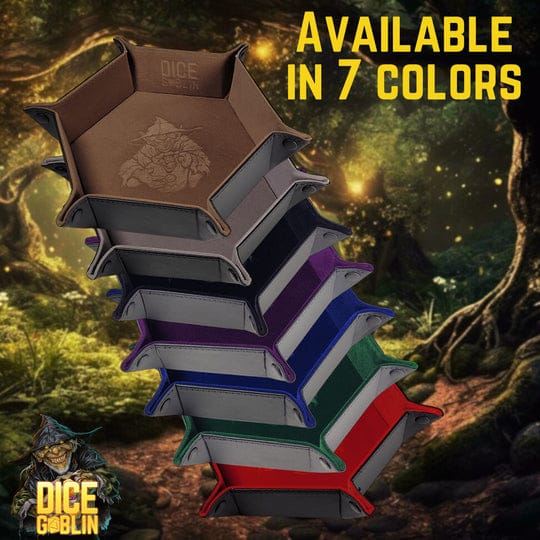 Dice - Accessories - Trays Forged Gaming Dice Goblin Hexagon Snap Folding Dice Tray
