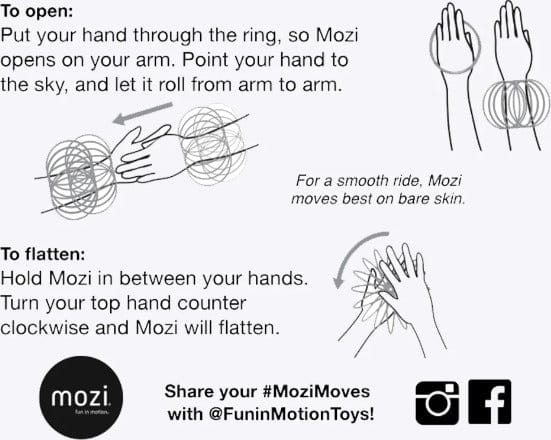 Glozi - Glow in the Dark Mozi - Glowing Pink - Saltire Games