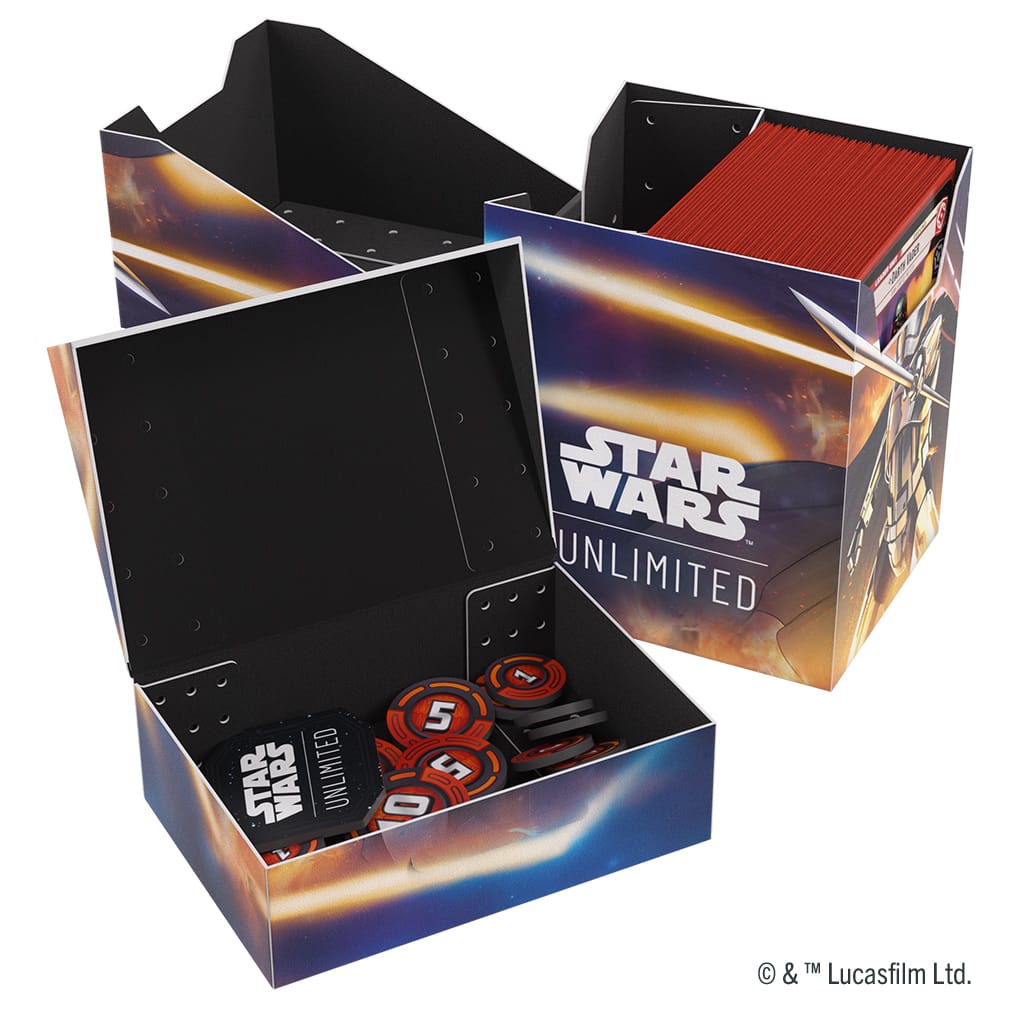 Collectible Card Games - Accessories - Deck Boxes Gamegenic Star Wars: Unlimited Soft Crate Captain Phasma - Storm Trooper