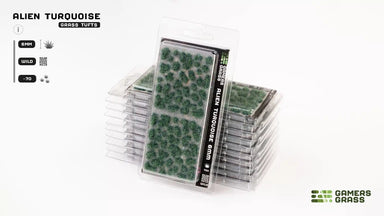 Gamers Grass Alien Turquoise 6mm - Saltire Games