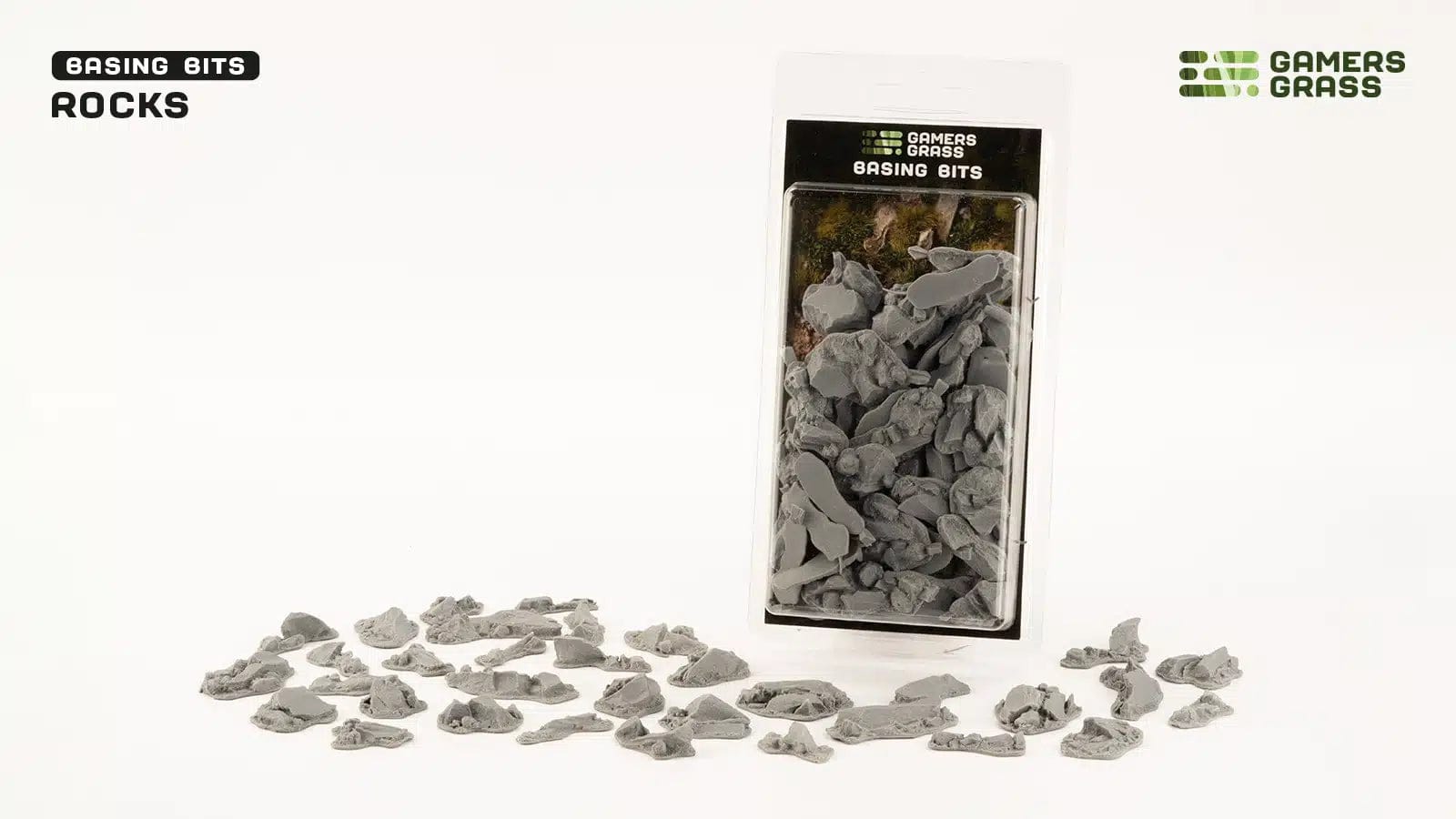 Gamers Grass Basing Bits Rocks - Saltire Games