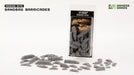Gamers Grass Basing Bits Sandbag Barricades - Saltire Games