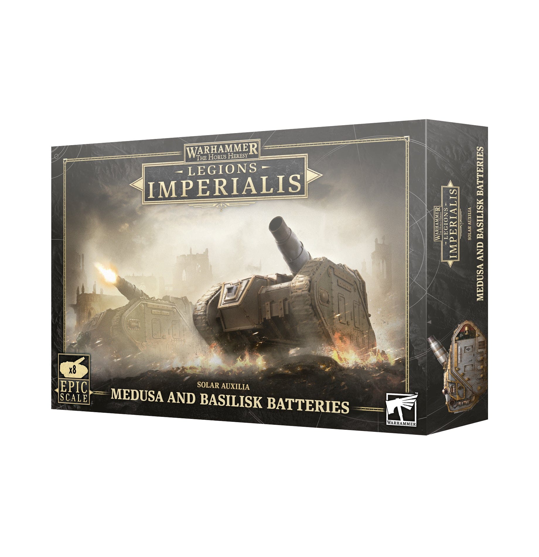 Legion Imperialis Medusa and Basilisk Batteries - Saltire Games