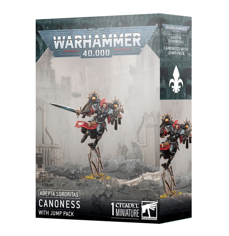 Adepta Sororitas: Canoness with Jump Pack - Saltire Games