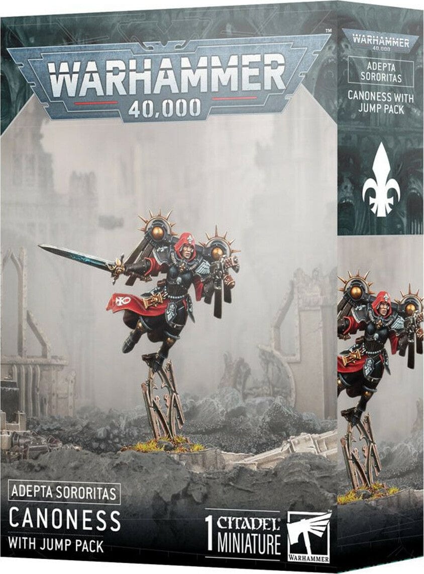 Adepta Sororitas: Canoness with Jump Pack - Saltire Games
