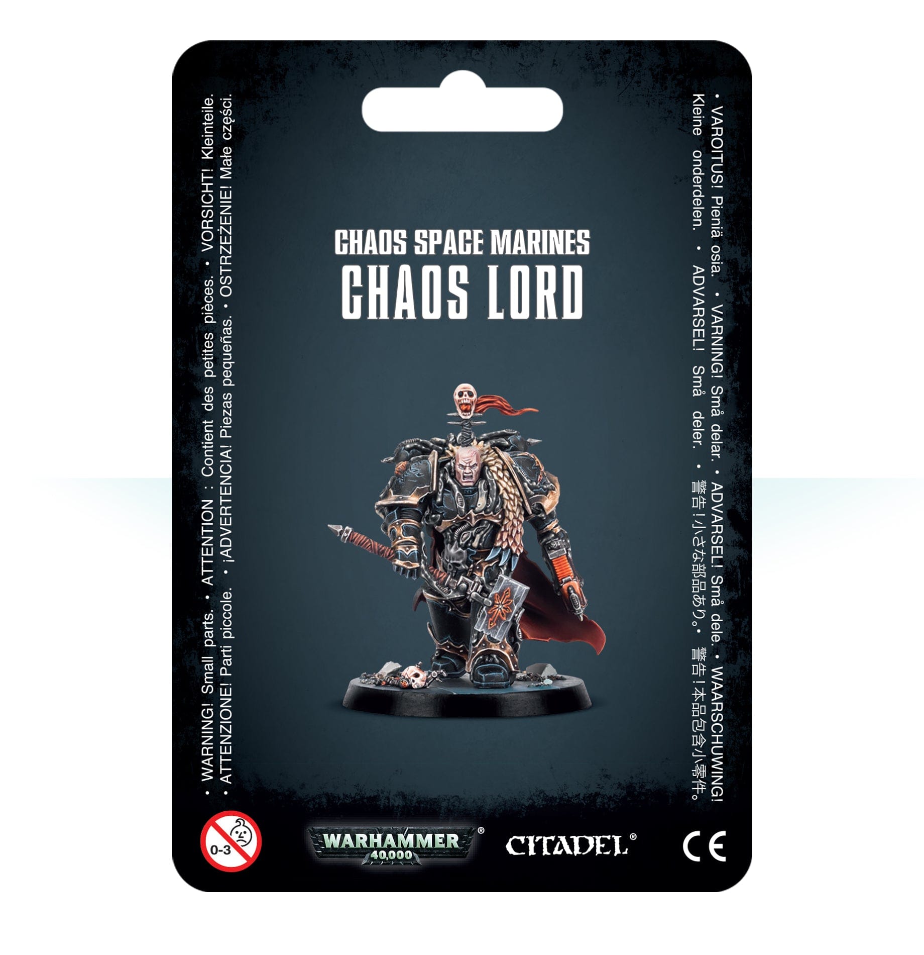 Chaos Space Marines: Chaos Lord in Terminator Armour - Saltire Games