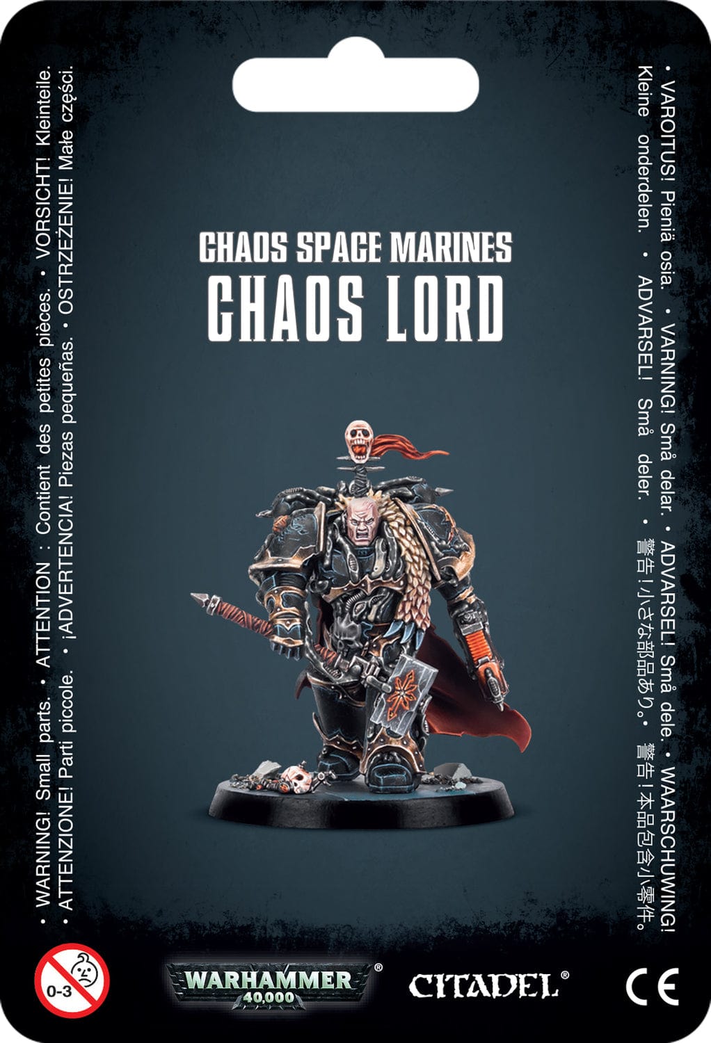 Chaos Space Marines: Chaos Lord in Terminator Armour - Saltire Games