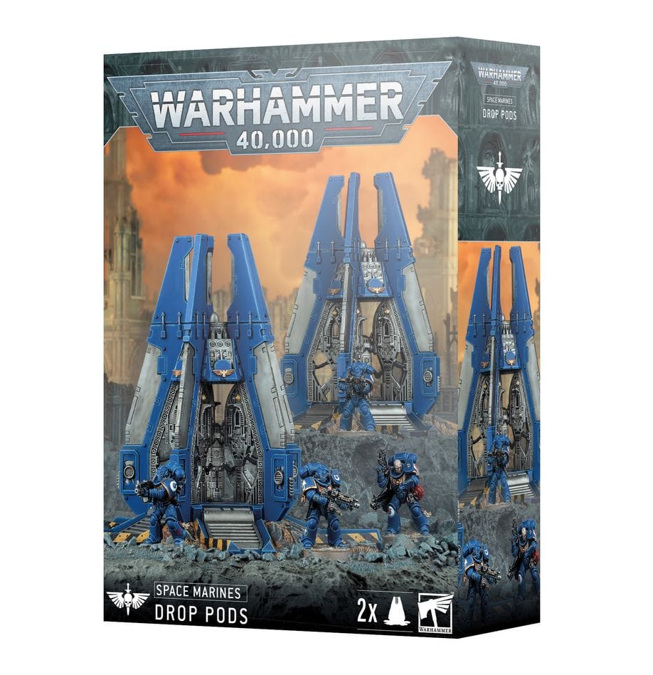 Space Marine Drop Pods - Saltire Games