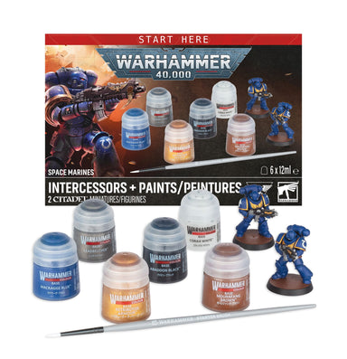 Space Marines Intercessors and Paints - Saltire Games