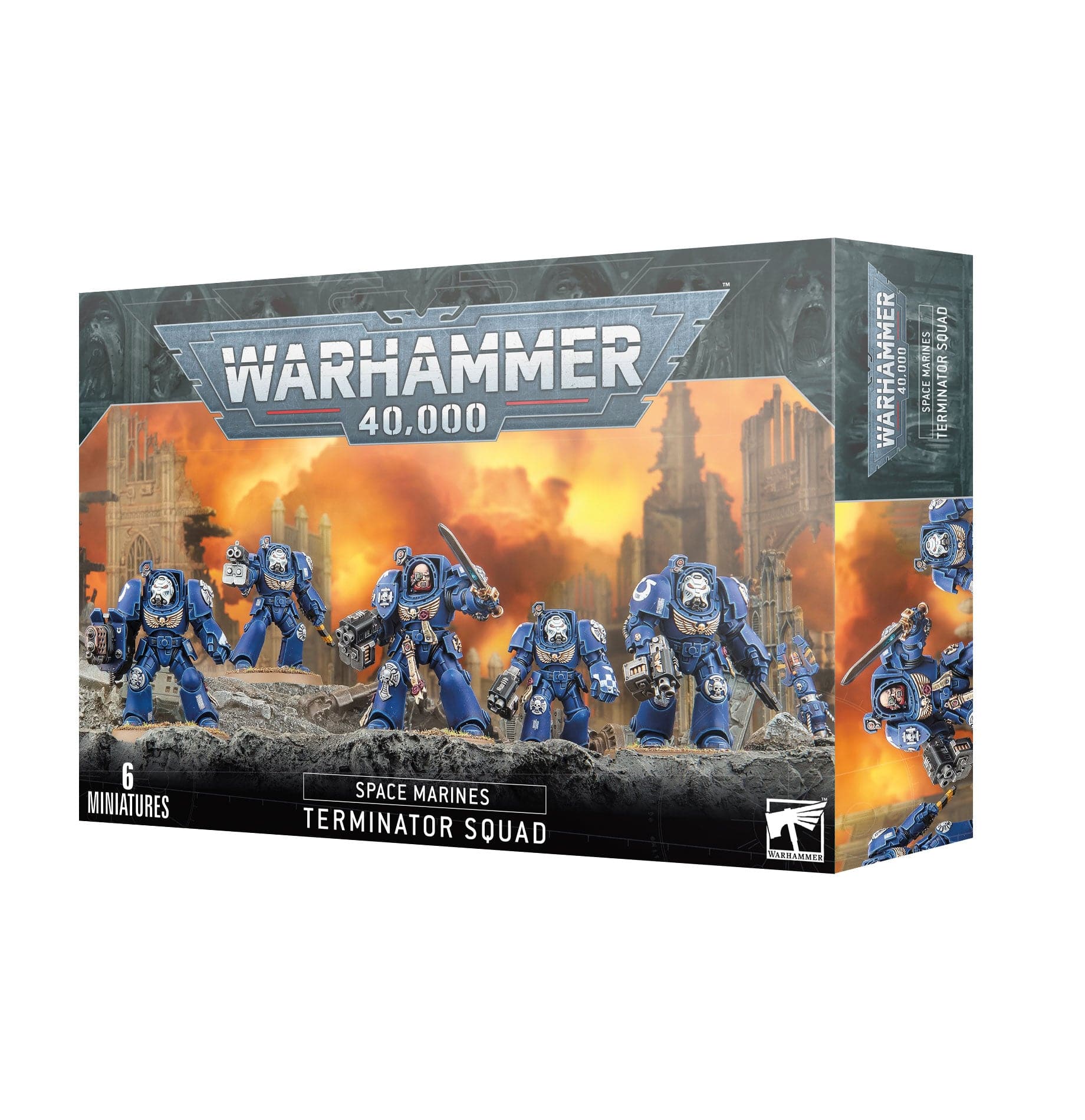 Miniatures Games - Models Games Workshop Space Marines: Terminator Assault Squad