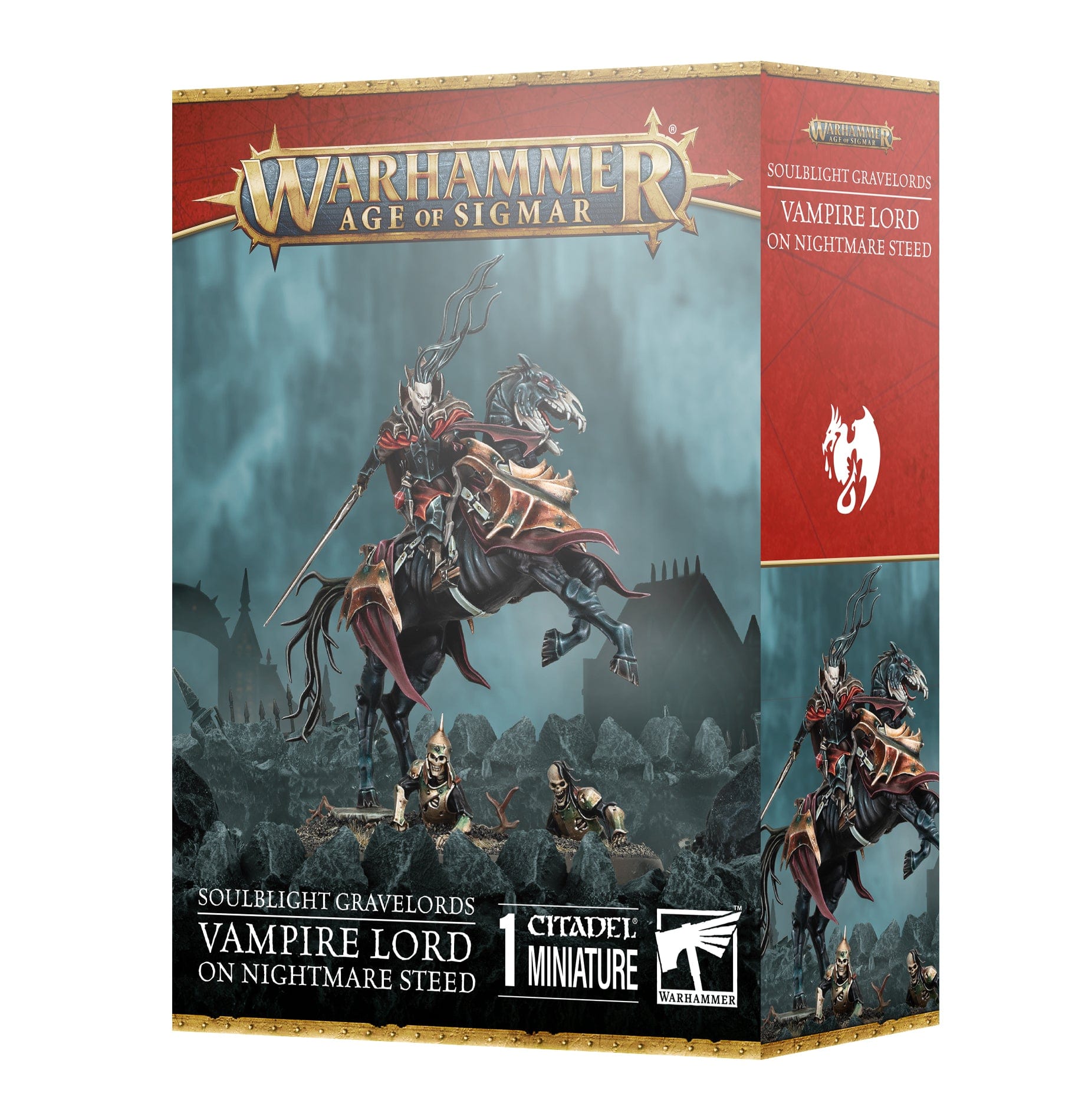 Soulblight Gravelords: Vampire Lord on Nightmare Steed - Saltire Games
