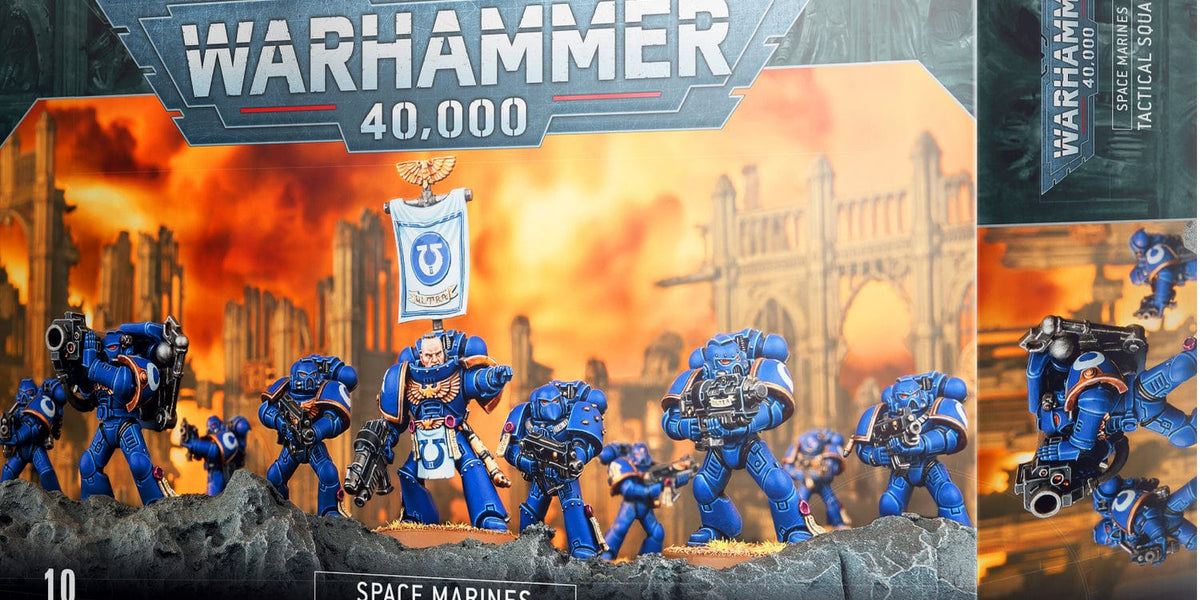 Warhammer 40000 tactical squad commencée - Modélisme