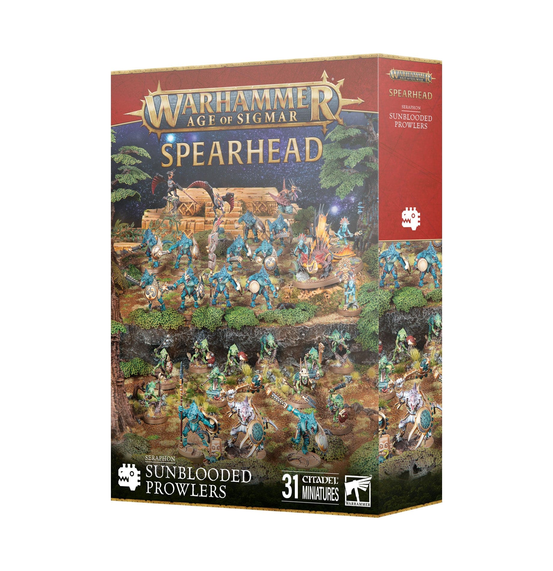 Spearhead: Seraphon Sunblooded Prowlers - Saltire Games