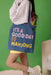 Novelty - Bag Girl Tribe Co It's a Good Day to Mahjong Denim Tote