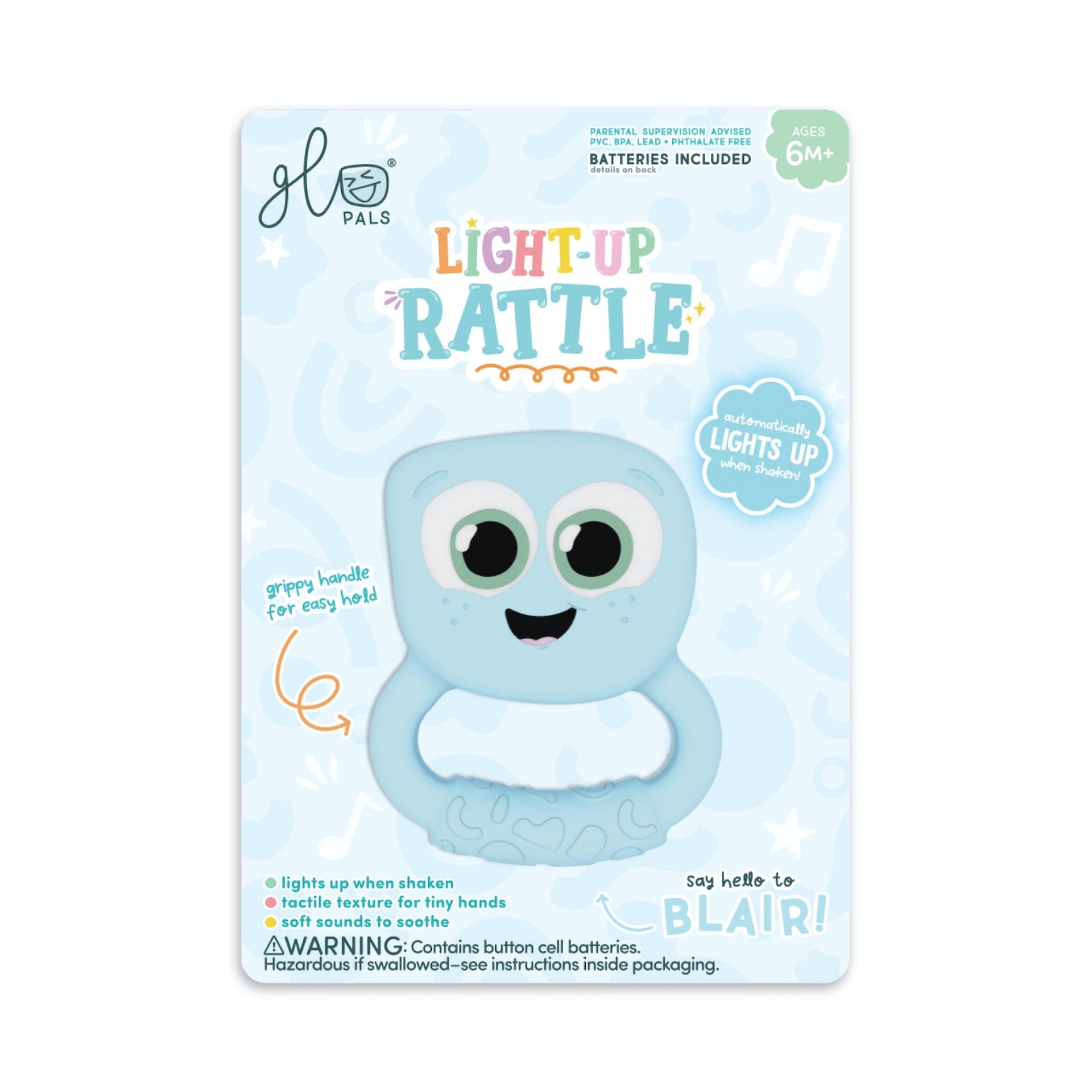 Glo Pals Light Up Rattle - Saltire Games