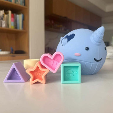 Narwhal Shape Sorter - Saltire Games