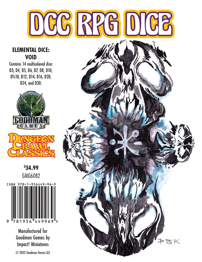 14-Set DCC Elemental Dice - Void - Saltire Games