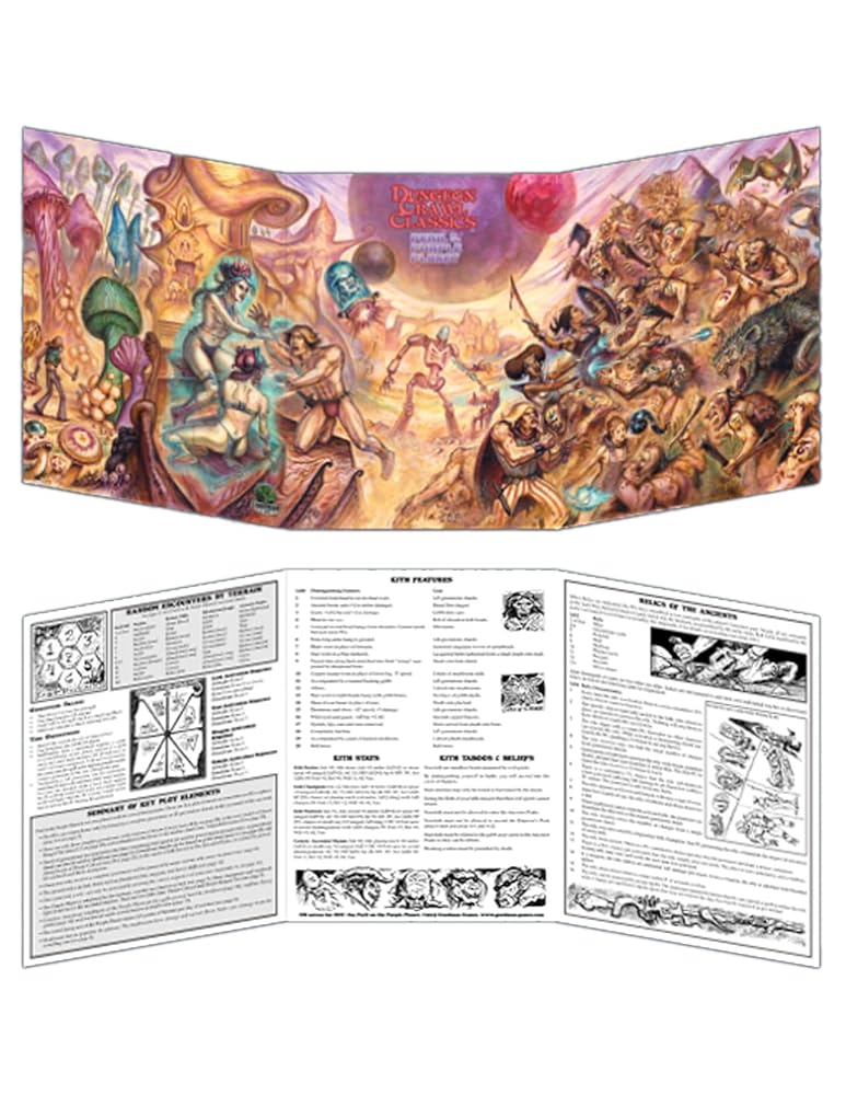 Role Playing Games - Books - Reference Goodman Games DCC - Purple Planet Judge's Screen