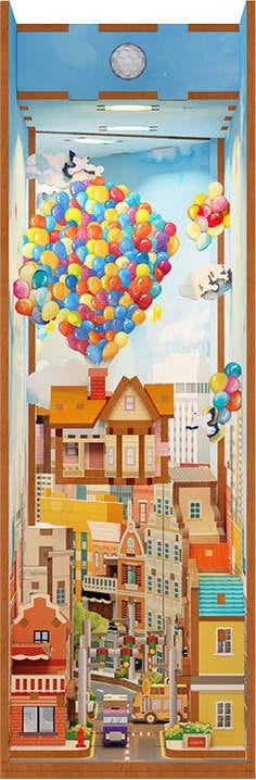 Model Kits - Wood Hands Craft DIY Bookend Puzzle: Travel with the Wind