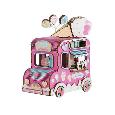 Hello Kitty® 3D Wooden Puzzle Music Box Ice Cream Truck - Saltire Games