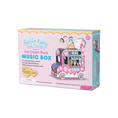 Hello Kitty® 3D Wooden Puzzle Music Box Ice Cream Truck - Saltire Games