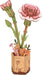 Model Kits - Wood Hands Craft Modern Wooden Puzzle: Pink Carnation