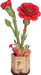 Model Kits - Wood Hands Craft Modern Wooden Puzzle: Red Carnation