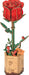 Model Kits - Wood Hands Craft Modern Wooden Puzzle: Red Rose