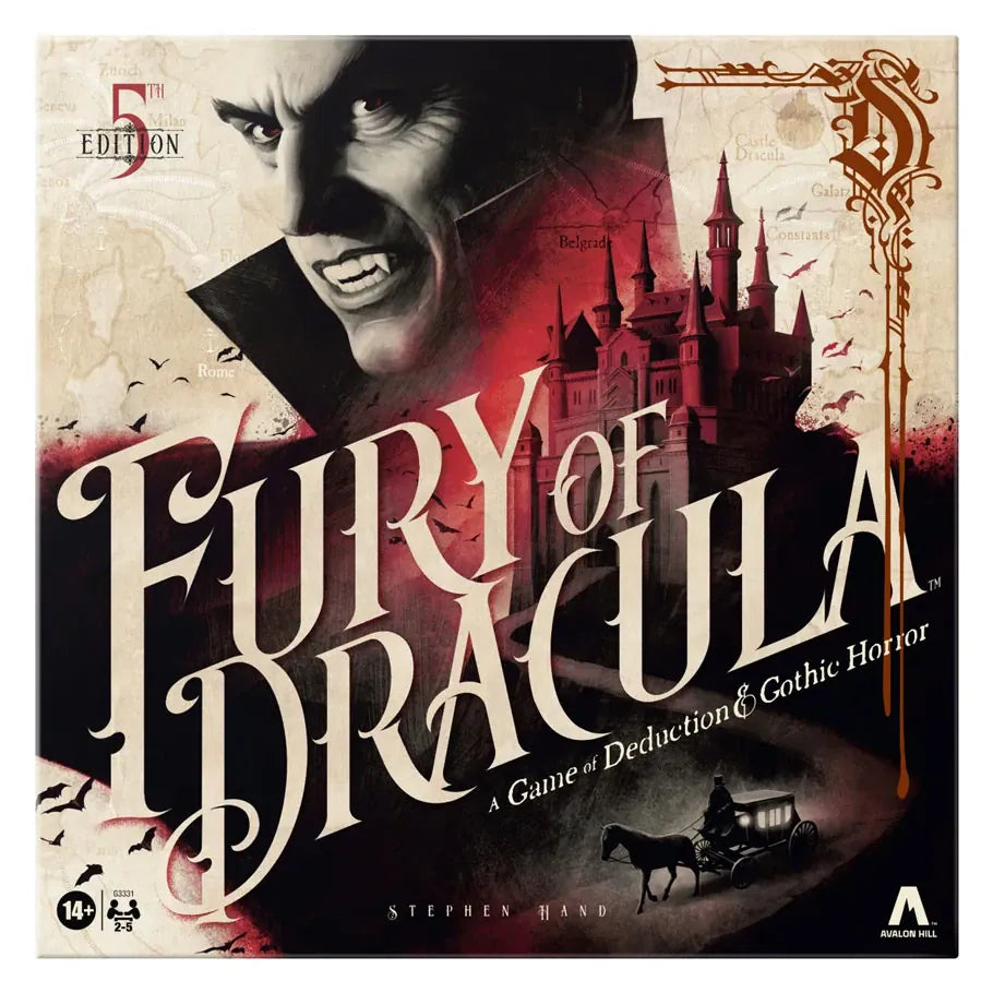 Board Games Hasbro Fury of Dracula: 5th Edition