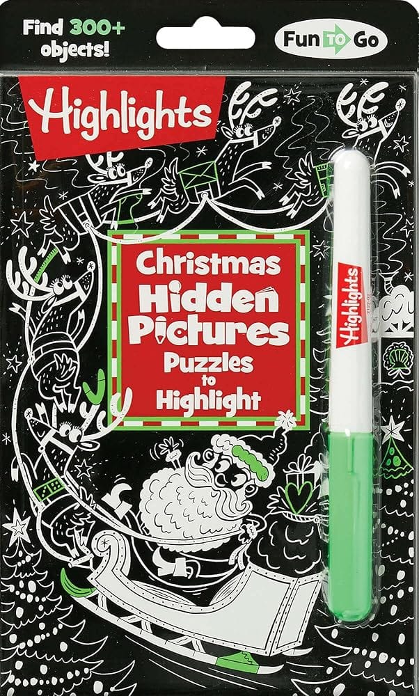 Christmas Hidden Pictures Puzzles to Highlight - Saltire Games