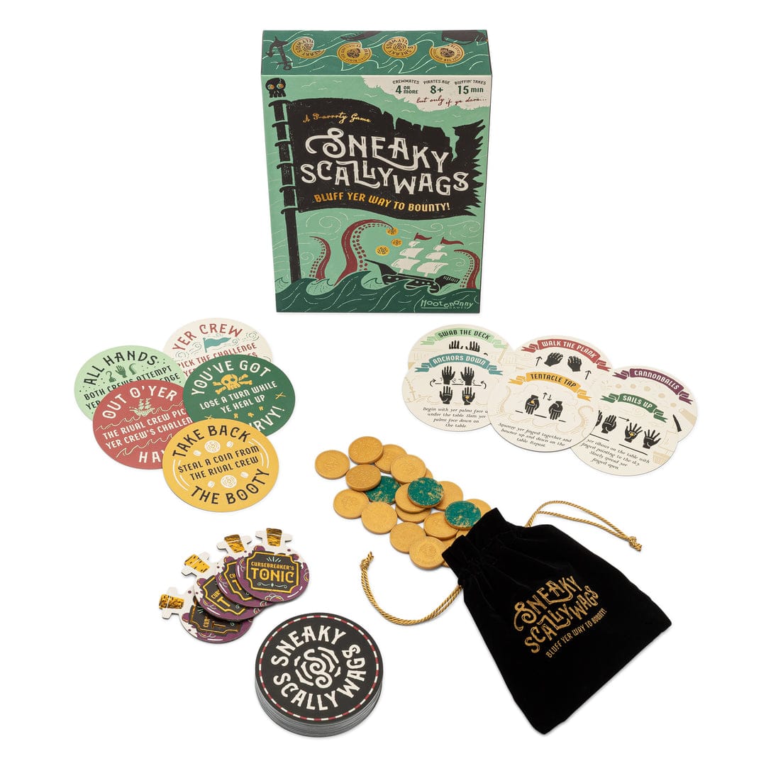 Board Game Hootenanny Games Sneaky Scallywags