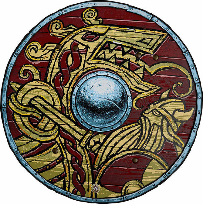 Harald Viking Shield - Saltire Games