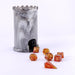 Pocket Citadel Mini Dice Tower - Black w/White - Saltire Games