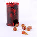 Pocket Citadel Mini Dice Tower - Red w/Black - Saltire Games