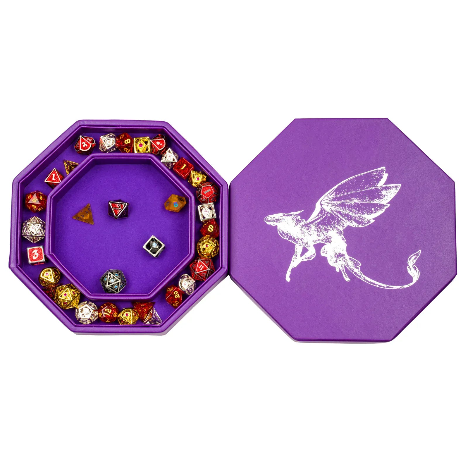 Dice - Accessories - Trays Hymgho Hero's Hoard Dice Tray And Keeper- Fairy Dragon
