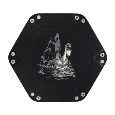 Table Armor Dice Tray with Fine Arts - Boatman - Saltire Games