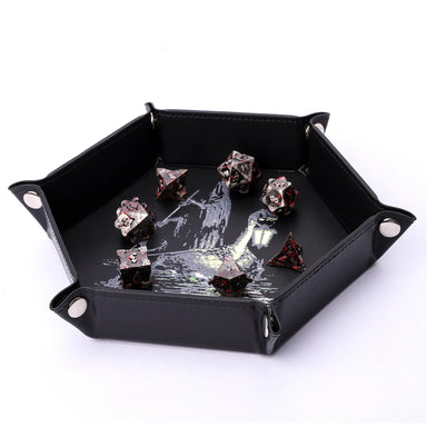 Table Armor Dice Tray with Fine Arts - Boatman - Saltire Games