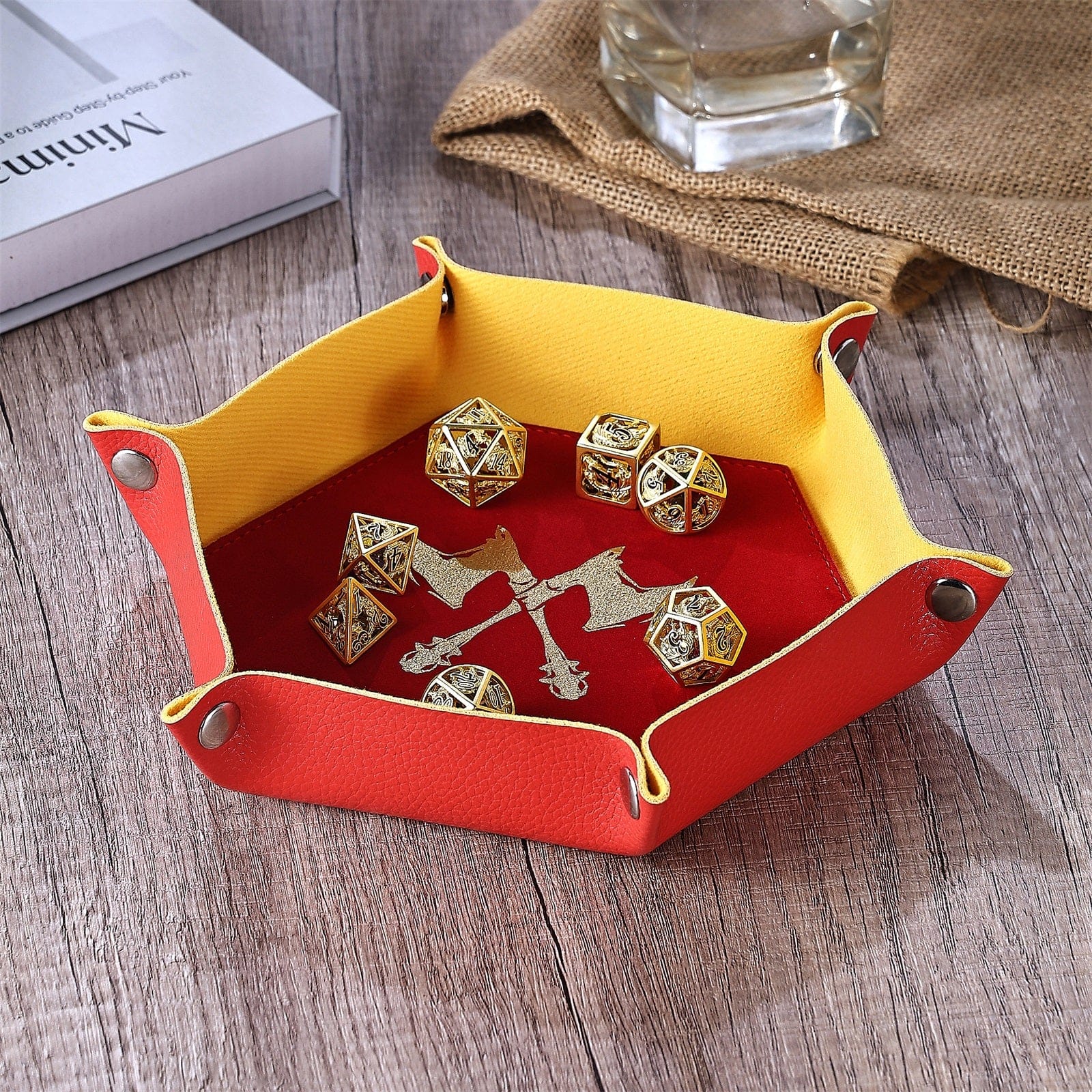 Dice - Accessories - Trays Hymgho Table Armor Dice Tray With Fine Arts-Dnd Class Barbarian
